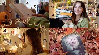 READING VLOG | reading four books, cozy fall activities + a 24 hour readathon