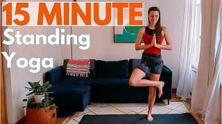 15 MINUTE STANDING YOGA CLASS | All Levels, Follow Along | Alexandra Templeton