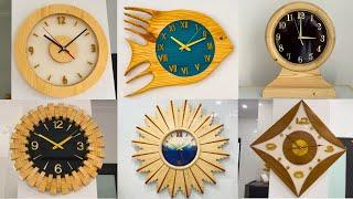 Amazing Homemade Ideas Worth Watching For Wooden Clock /// So Easy With Epoxy Resin And Wood