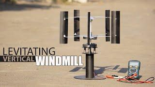 Levitating Frictionless Vertical Windmill | Mechanical Project Ideas