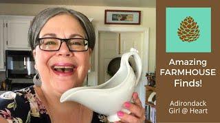 VINTAGE FARMHOUSE FINDS - Thrift Store - Flea Market - Estate Sale HAULS!