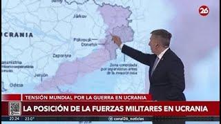  GUERRA RUSIA - UCRANIA | El MAPA de las FUERZAS MILITARES en el CAMPO DE BATALLA