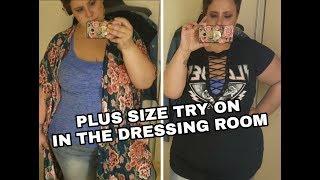 Plus size try on | In the dressing room  (tjmaxx  & target)