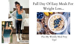 Easy Meals For Weight Loss Plus Weekly Meal Prep Tips// Plant Based // Starch Solution