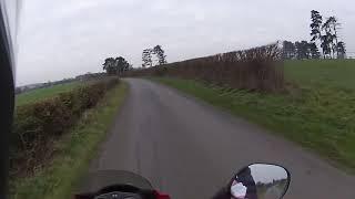 Ride in Worcestershire on Honda CBR125 and practice for Mod 2 UK Mlog