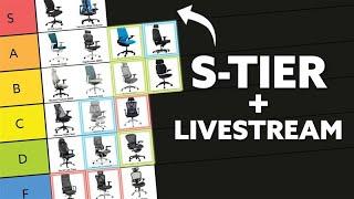 2025 Best Office Chair Tier List Live Stream!