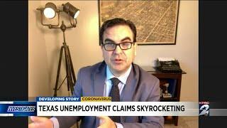 Texas unemployment claims skyrocketing