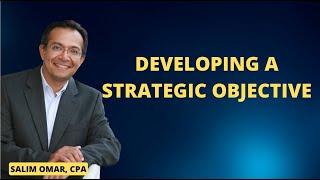 Developing a Strategic Objective - Straight Talk Tips