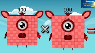 MULTIPLICATION OF NUMBERBLOCKS BIG NUMBERS |MATH |  MULTIPLYING GIANT NUMBERS | KIDS LEARNING VEDIOS