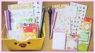 Kawaii Stationery Review & Haul TodTots