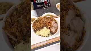 体力スタミナ完全回復間違いなしの夢中に食べちゃう汁なし二郎【大阪 歴史を刻め】