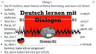 Dialoge B2 | Deutsch lernen durch Hören | 6 |