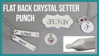 Flat Back Crystal Setter Punch Product Video - Beaducation.com