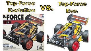 TAMIYA TOP-FORCE EVO rerelease vs vintage Top-Force Evolution