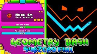 Nock Em Full Version (All Secret Coins) | Geometry Dash Subzero Full Version | By MusicSoundsGD