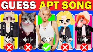 Guess the Song APT Version And Cover | ROSÉ & Bruno Mars - APT.  APT covers quiz