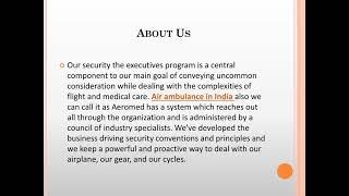 World’s best ambulance services in India