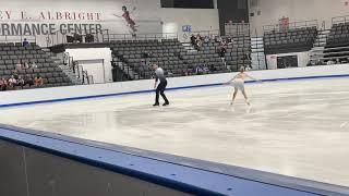 Alexa Knierim and Brandon Frazier 2021 Cranberry Cup Pairs Freeskate USA figure skating