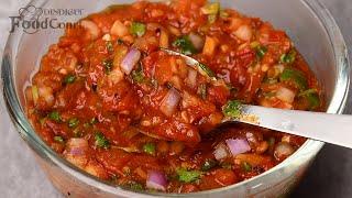 Instant Tomato Chutney Recipe/ Side Dish For Chapati/ Chutney Recipe