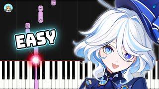 Genshin Impact Demo - "Furina: All the World's a Stage" - EASY Piano Tutorial & Sheet Music