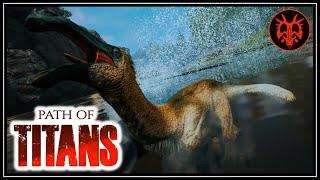 Herbivore Realism Is Rough First Time Playing Realism | Deinocheirus Gameplay Path Of Titans {EP21}