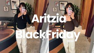 ARITZIA BLACK FRIDAY 2024| PRIVATE SHOPPING APPOINTMENT!