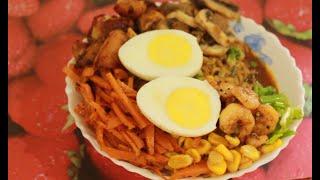 Savory and delicious, Homemade, Chicken Gravy Mixed Ramen  -- By MITA"S RANNAGHOR
