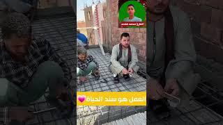 العمل هو سند الحياة