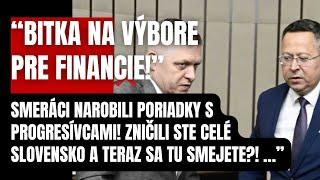 Náhly skrat v parlamente! Smeráci narobili poriadky s Progresívcami! Na výbore sa spustilo to, čo