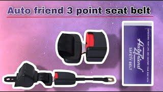 Auto Friend Seat Belt Auto Retractable 3 Point