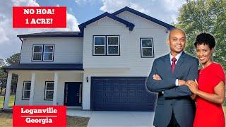 New Homes in Atlanta | Loganville, GA | Custom Build | 1 Acre | No HOA