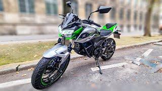 NEW KAWASAKI ELECTRIC MOTORCYCLE | Z e-1 2024 | WALKAROUND & ACCELERATION