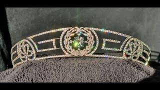 Princess Andrew’s Meander Tiara  Princess Anne Crown Jewels Copy Fake Replica Reproduction Fake Faux