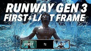 How to use New Runway ML Gen 3 Alpha Turbo First & Last Frame with Midjourney & After Effects