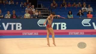 Sara Mohamed ROSTOM (EGY) 2015 Rhythmic Worlds Stuttgart - Qualifications Clubs