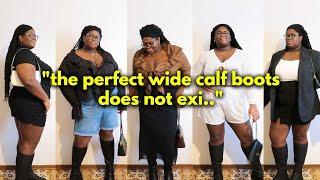 6 ways to style knee high boots *WIDE CALF & WIDE FEET FRIENDLY*