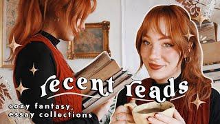 books with gilmore girls vibes, witchy + cozy fantasy books & essays! ️ Recent Fave Reads