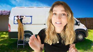 We Finally Have REAL Windows in Our Van! (PLUS Hacking Our MaxxAir Fan)