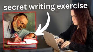 Hemingway's Secret Writing Exercise to Write the Greatest Book