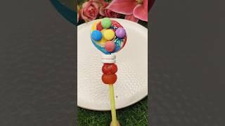 Lollipop and gems #lollipop #gems #chocolate #candy #jelly #chupachups #viral #shorts #recipe