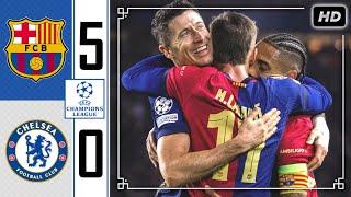 Barcelona vs Chelsea 5-0 • Champions League Highlights & All Goals 2024 • Hasil Bola Tadi Malam