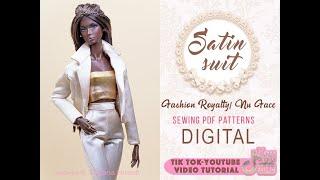 Sewing tutorial. Pants with pockets, trousers, suit for Integrity toys dolls.