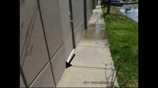 Caulking Gap between Building and Sidewalk - Maintenance and Erosion Control