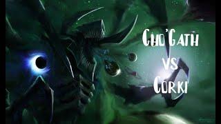 RANK 1 CHO'GATH WORLD VS CORKI (ONE OF MY BEST GAMES YET, NO CAM) | Sakuritou