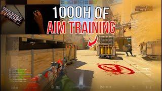 What 1000 HOURS of Aim Training looks like on CS2