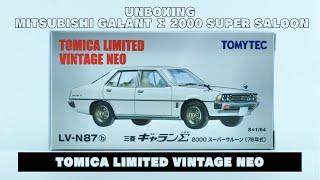 Tomica Limited Vintage Neo ~ Mitsubishi Galant ∑ 2000 Super Saloon (4K ULTRA HD 60FPS)