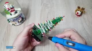  DIY 3D  Как нарисовать Ёлку 3D ручкой Часть 1