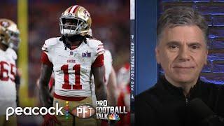 49ers GM John Lynch on the Brandon Aiyuk, Trent Williams situations | Pro Football Talk | NFL on NBC