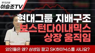 현대그룹 지배구조와 보스턴다이내믹스 상장 외인들은 왜? 삼성전자? SK하이닉스? [6월 19일 촬영]