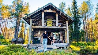 Unser Haus in Finnland: Sauna, See & Rentiere | Wir leben drei Tage in einer Wildnishütte im Wald